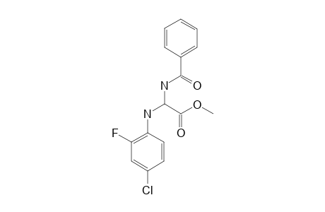 METHYL-2-BENZAMIDO-2-(4-CHLORO-2-FLUOROPHENYLAMINO)-ACETATE