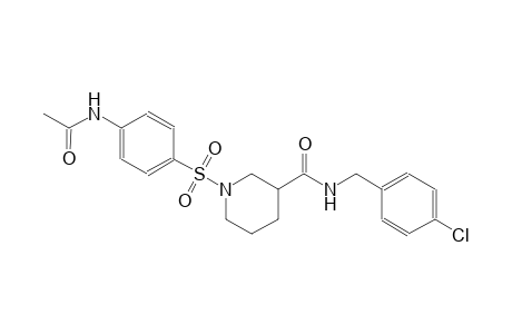 3-piperidinecarboxamide, 1-[[4-(acetylamino)phenyl]sulfonyl]-N-[(4-chlorophenyl)methyl]-