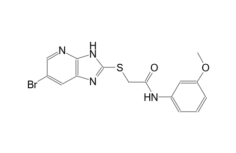2-[(6-bromo-3H-imidazo[4,5-b]pyridin-2-yl)sulfanyl]-N-(3-methoxyphenyl)acetamide