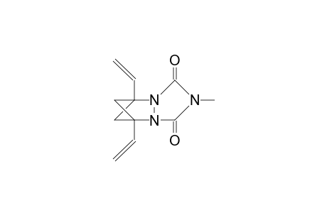 1,7-Divinyl-4-methyl-2,4,6-triaza-tricyclo(5.1.1.0/2,6/)nonane-3,5-dione