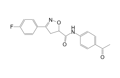 5-isoxazolecarboxamide, N-(4-acetylphenyl)-3-(4-fluorophenyl)-4,5-dihydro-