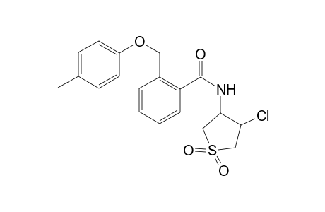 Benzamide, N-(4-chlorotetrahydro-3-thienyl)-2-[(4-methylphenoxy)methyl]-, S,S-dioxide