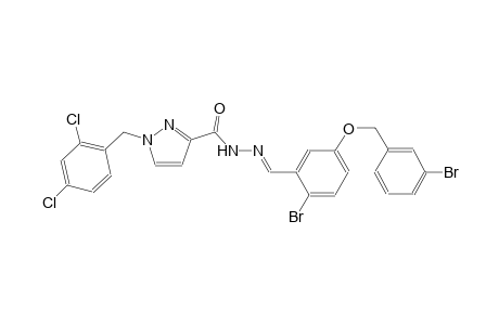 N'-((E)-{2-bromo-5-[(3-bromobenzyl)oxy]phenyl}methylidene)-1-(2,4-dichlorobenzyl)-1H-pyrazole-3-carbohydrazide