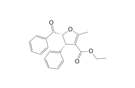 cis-5-Benzoyl-2-methyl-4-phenyl-4,5-dihydrofuran-3-carbixylic acid ethyl ester