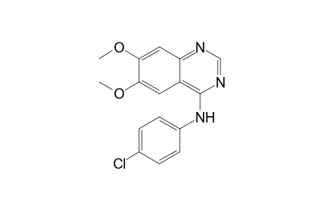 (4-chlorophenyl)-(6,7-dimethoxyquinazolin-4-yl)amine