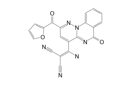 3-AMINO-1-CYANO-2-(2-FUROYL-6-OXOPYRIDAZINO-[2,3-C]-QUINQZOLINE-4-YL)-ACRYLONITRILE