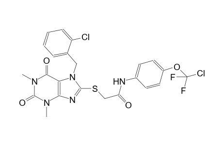 acetamide, N-[4-(chlorodifluoromethoxy)phenyl]-2-[[7-[(2-chlorophenyl)methyl]-2,3,6,7-tetrahydro-1,3-dimethyl-2,6-dioxo-1H-purin-8-