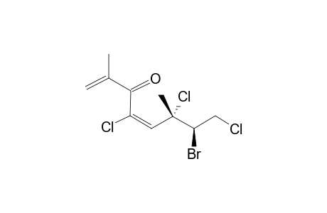 ISOPLOCAMENONE;(E)-7-BROMO-4,6,8-TRICHLORO-2,6-DIMETHYL-OCTA-1,4-DIEN-3-ONE