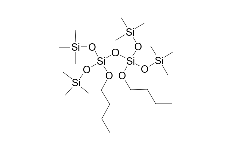 1-Butoxy-3,3,3-trimethyl-1-[(trimethylsilyl)oxy]disiloxanyl butyl bis(trimethylsilyl) orthosilicate