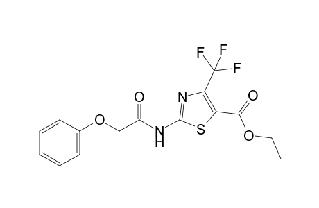4-Trifluoromethyl-5-ethoxycarbonyl-2-phenoxyacetamido-thiazole