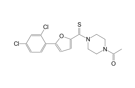 1-acetyl-4-{[5-(2,4-dichlorophenyl)-2-furyl]carbothioyl}piperazine