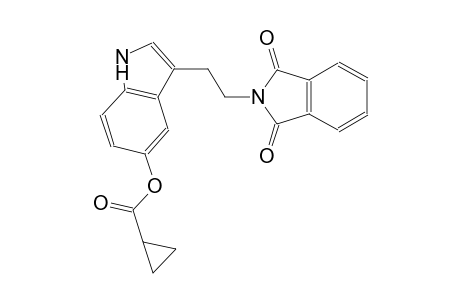 3-[2-(1,3-dioxo-1,3-dihydro-2H-isoindol-2-yl)ethyl]-1H-indol-5-yl cyclopropanecarboxylate