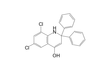 6,8-bis(chloranyl)-2,2-diphenyl-1,3-dihydroquinolin-4-one