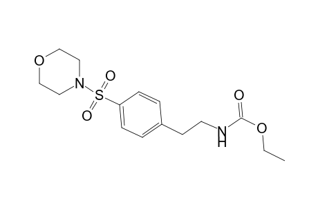 Carbamic acid, [2-[4-(4-morpholinylsulfonyl)phenyl]ethyl]-, ethyl ester