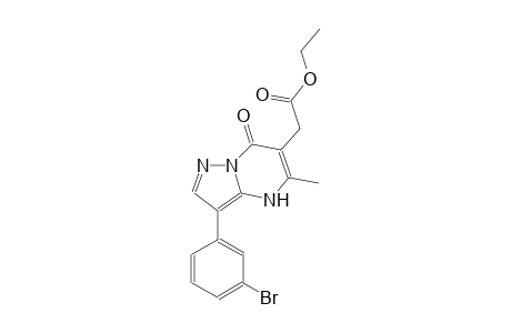 pyrazolo[1,5-a]pyrimidine-6-acetic acid, 3-(3-bromophenyl)-4,7-dihydro-5-methyl-7-oxo-, ethyl ester