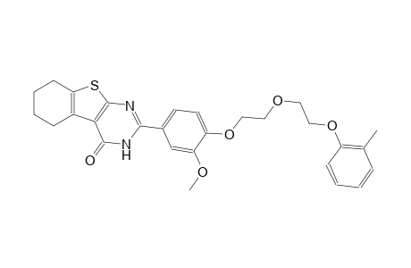 benzo[4,5]thieno[2,3-d]pyrimidin-4(3H)-one, 5,6,7,8-tetrahydro-2-[3-methoxy-4-[2-[2-(2-methylphenoxy)ethoxy]ethoxy]phenyl]-