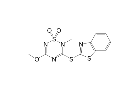 2H-1,2,4,6-Thiatriazine, benzothiazole derivative