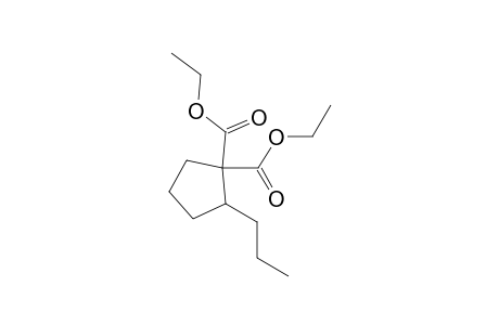1,1-Cyclopentanedicarboxylic acid, 2-propyl-, diethyl ester