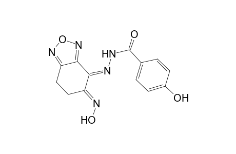 Benzhydrazide, 4-hydroxy-N2-(4,5,6,7-tetrahydro-5-hydroximinobenzofurazan-4-ylideno)-