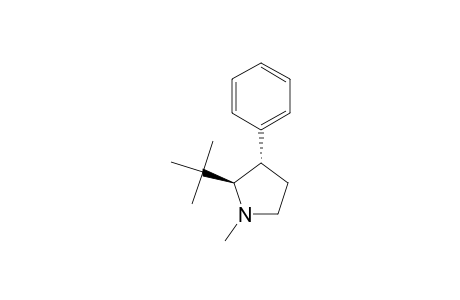 1-Methyl-2.beta.-(1,1-dimethylethyl)-3.alpha.-phenylpyrrolidine