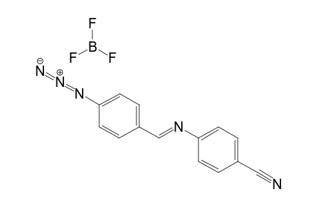 4-[(E)-[(4-azidophenyl)methylidene]amino]benzonitrile; trifluoroborane