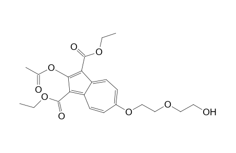 Diethyl 2-acetoxy-6-[2-(2-hydroxyethoxy)ethoxy]azulene-1,3-dicarboxylate