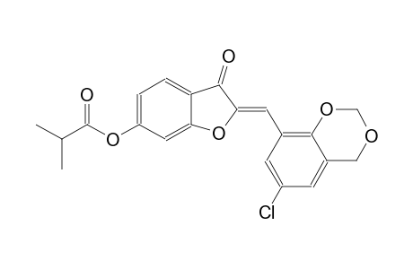 propanoic acid, 2-methyl-, (2Z)-2-[(6-chloro-4H-1,3-benzodioxin-8-yl)methylene]-2,3-dihydro-3-oxobenzofuranyl ester