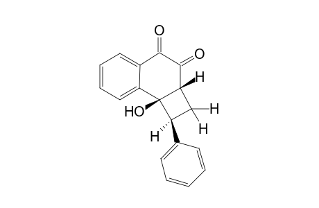 (+-)-(1.alpha.,2a.beta.,8b.beta.)-1,2,2a,8b-Tetrahydro-8b-hydroxy-1-phenylcyclobuta[a]naphthalene-3,4-dione