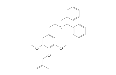 N,N-Dibenzyl-3,5-dimethoxy-4-methalloxyphenethylamine