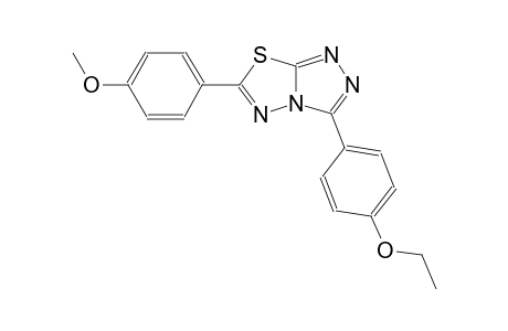 3-(4-ethoxyphenyl)-6-(4-methoxyphenyl)[1,2,4]triazolo[3,4-b][1,3,4]thiadiazole
