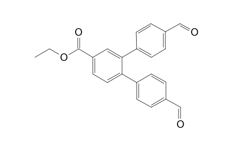 Ethyl 4,4''-diformyl-[1,1':2',1''-terphenyl]-4'-carboxylate