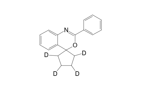 2-Phenyl-D4-spiro-[3,1-benzoxazine-4,1'-cyclopentane]