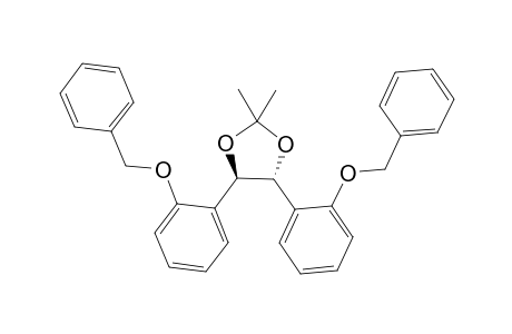 (4R,5R)-4,5-bis[2-(benzyloxy)phenyl]-2,2-dimethyl-1,3-dioxolane