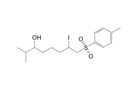 7-iodanyl-2-methyl-8-(4-methylphenyl)sulfonyl-octan-3-ol