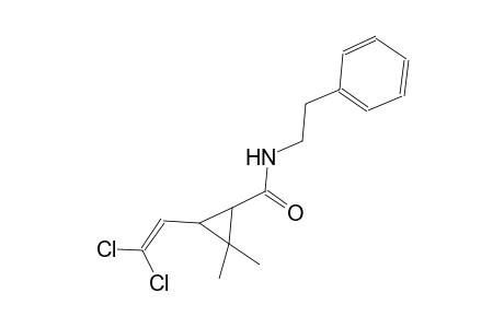 cyclopropanecarboxamide, 3-(2,2-dichloroethenyl)-2,2-dimethyl-N-(2-phenylethyl)-