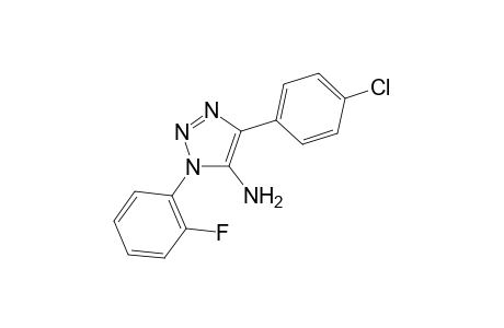 1H-1,2,3-Triazol-5-amine, 4-(4-chlorophenyl)-1-(2-fluorophenyl)-