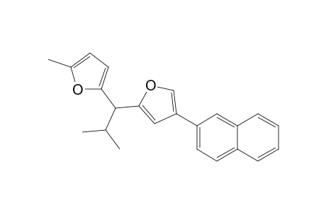 2-(ALPHA-ALPHA-5-METHYLFURAN-2-YL)-(I-PROPYL)-METHYNYL-4-(2-NAPHTHYL)-FURAN