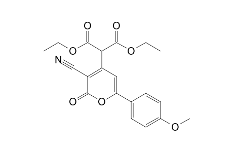 Diethyl 3-Cyano-2-oxo-6-(4-methoxyphenyl)-2H-pyran-4-ylmalonate