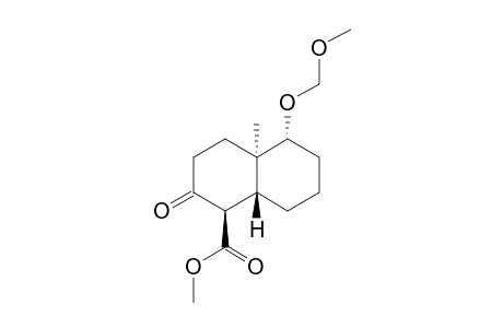METHYL-(1-BETA,4A-ALPHA,5-ALPHA,8A-BETA)-5-METHOXYMETHYLOXY-4A-METHYL-2-OXODECAHYDRONAPHTHALENE-1-CARBOXYLATE