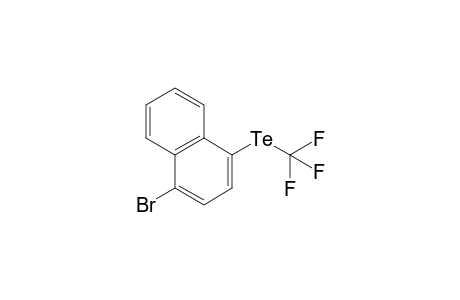 1-[(Trifluoromethyl)telluro]-4-bromonapthalene