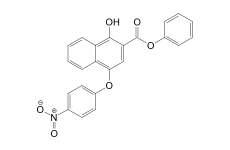 Phenyl 1-hydroxy-4-(4'-nitrophenoxy)-2-naphthoate