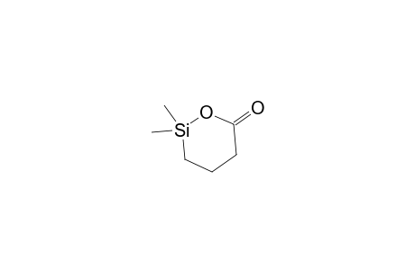 2,2-Dimethyl-1,2-oxasilinan-6-one