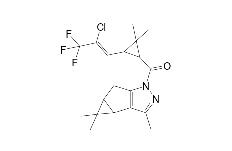 2-N-[2,2-Dimethyl-3-(2-chloro-3,3,3-trifluoropropenyl)cyclopropane-1-ylcarbonyl]-4-methyl-6,7-isopropylidene-2,3-diazabicyclo[3.3.0]octane