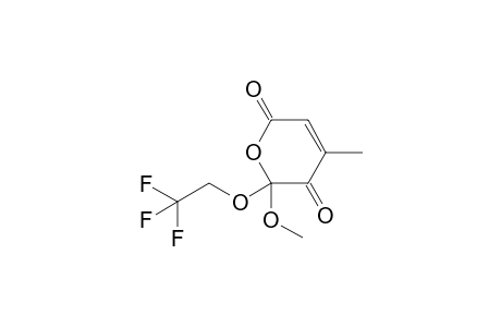 6-Methoxy-4-methyl-6-(2',2',2'-trifluoroethoxy)-2H-pyran-2,5(6H)-dione