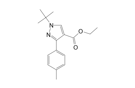 1-(TERT.-BUTYL)-4-ETHOXYCARBONYL-3-(PARA-TOLYL)-PYRAZOLE
