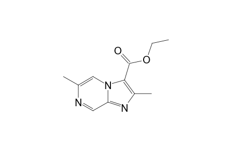 3-ETHOXYCARBONYL-2,6-DIMETHYLIMIDAZO-[1,2-A]-PYRAZINE