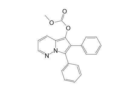 Carbonic acid (6,7-diphenyl-5-pyrrolo[1,2-b]pyridazinyl) methyl ester