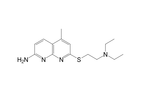 7-amino-2-{[2-(diethylamino)ethyl]thio}-4-methyl-1,8-naphthyridine
