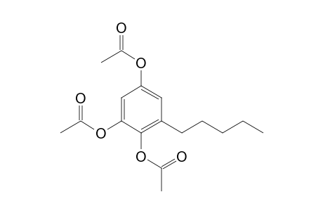 1,2,4-Triacetoxy-6-n-pentylbenzene