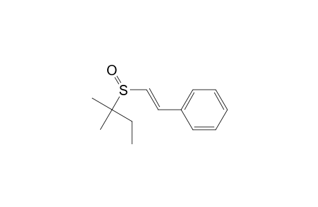 Benzene, [2-[(1,1-dimethylpropyl)sulfinyl]ethenyl]-, (E)-